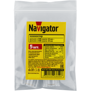 Коннектор Navigator 93 859 NLSC-I03-COB-10mm-PC-PC-IP20. Фото 2