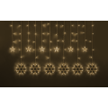 Гирлянда-бахрома «звёзды и снежинки» — Превью 1