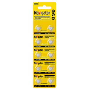 Элемент питания Navigator 95 667 NBT-10 (LR58, AG11, LR721, BP10). Фото 1