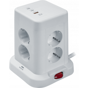 Сетевой фильтр Navigator 95 684 NSP-USB-08-180-ESC-3x1-PD20W. Фото 1