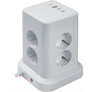 Сетевой фильтр Navigator 95 684 NSP-USB-08-180-ESC-3x1-PD20W. Фото 2