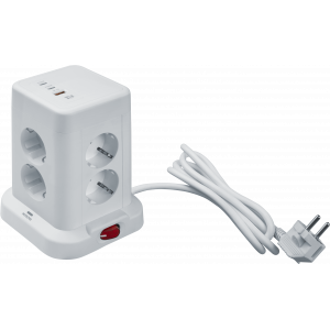 Сетевой фильтр Navigator 95 684 NSP-USB-08-180-ESC-3x1-PD20W. Фото 3