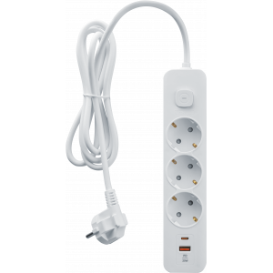 Удлинитель Navigator 95 687 NPE-USB06-03-150-ESC-3X1-PD20W. Фото 2