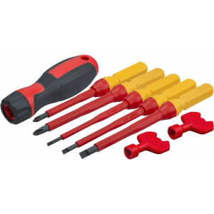 Отвёртка Navigator 99 993 NHT-Otd05-H5 (диэлектрическая, с битами, набор 5 шт.). Фото 2