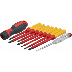 Отвёртка Navigator 99 994 NHT-Otd05-H8 (диэлектрическая, с битами, набор 8 шт.). Фото 1