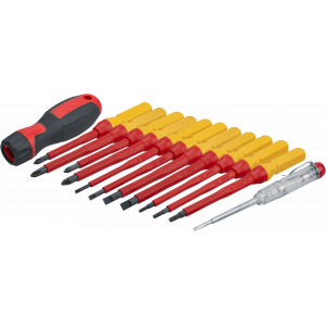 Отвёртка Navigator 99 995 NHT-Otd05-H12 (диэлектрическая, с битами, набор 12 шт). Фото 1