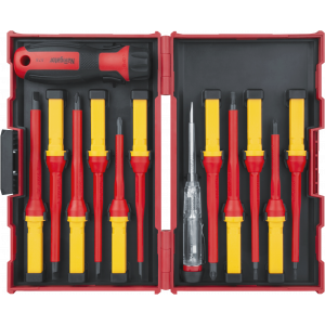 Отвёртка Navigator 99 995 NHT-Otd05-H12 (диэлектрическая, с битами, набор 12 шт). Фото 2