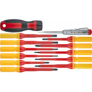 Отвёртка Navigator 99 995 NHT-Otd05-H12 (диэлектрическая, с битами, набор 12 шт). Фото 3