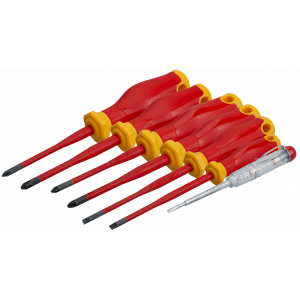 Отвёртка Navigator 99 996 NHT-Otd06-H7 (диэлектрические, SLIM, набор 7 шт.). Фото 2