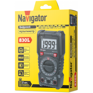 Мультиметр Navigator 95 765 NMT-Mm-830L цифровой. Фото 3
