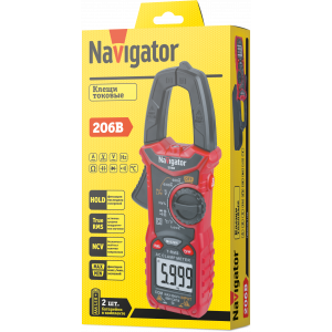 Клещи токовые Navigator 95 780 NMT-Cm-206B, True RMS, 600 В/600А. Фото 4