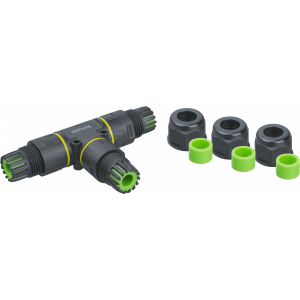 Коннектор Navigator 95 826 NTB-T03-3P-IP68 T-образный 3PIN. Фото 2