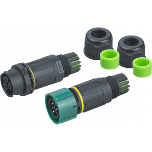 Коннектор Navigator 95 829 NTB-I03-3P-SL-IP68 I-образный 3PIN. Фото 2