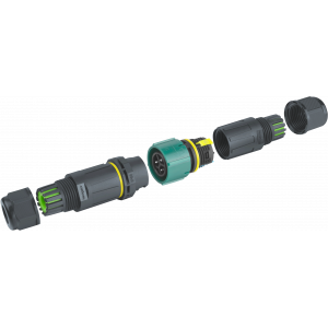 Коннектор Navigator 95 829 NTB-I03-3P-SL-IP68 I-образный 3PIN. Фото 3