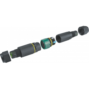 Коннектор Navigator 95 830 NTB-I03-5P-SL-IP68 I-образный 5PIN. Фото 3