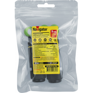 Коннектор Navigator 95 830 NTB-I03-5P-SL-IP68 I-образный 5PIN. Фото 4