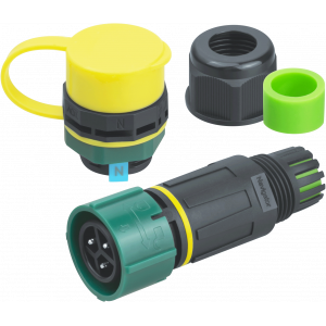 Коннектор Navigator 95 831 NTB-I03-3P-SLP-IP68 I-образный 3PIN. Фото 2