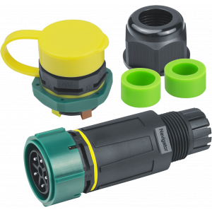 Коннектор Navigator 95 832 NTB-I03-5P-SLP-IP68 I-образный 5PIN. Фото 2