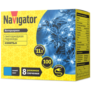 Гирлянда Navigator 14 023 NGF-S01-100B-10-11.5m-230-C8-G-IP20. Фото 2