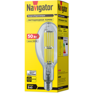 Лампа Navigator 14 058 NLL-ED120-50-230-840-Е40-CL XXX. Фото 2