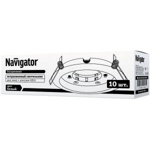 Светильник Navigator 14 140 NGX-R1-001-GX53-PACK10(Белый). Фото 2