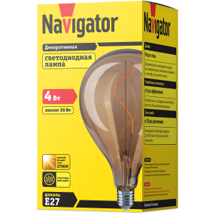 Лампа Navigator 14 501 NLL-F-PS125-4-230-2.7K-E27. Фото 2