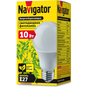 Лампа Navigator 61 202 NLL-FITO-A60-10-230-E27. Фото 2