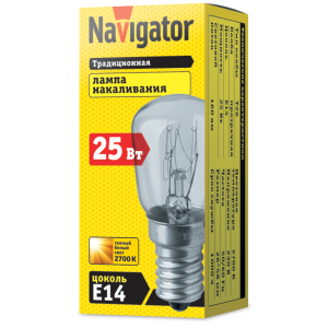 Лампа Navigator 61 204 NI-T26-25-230-E14-CL. Фото 2