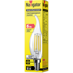 Лампа Navigator 61 357 NLL-F-FC35-6-230-4K-E14. Фото 2