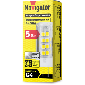 Лампа Navigator 61 484 NLL-P-G4-5-230-4K. Фото 2