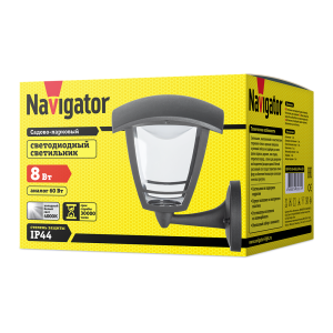 Светильник Navigator 61 617 NOF-P01-8-4K-BL-IP44-LED. Фото 2