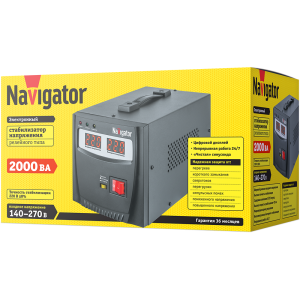 Стабилизатор напряжения Navigator 61 768 NVR-RF1-2000. Фото 2