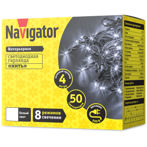 Гирлянда Navigator 61 794 NGF-S01-50CW-5-4m-230-C8-G-IP20. Фото 2