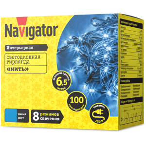 Гирлянда Navigator 61 806 NGF-S01-100B-5-6.5m-230-C8-G-IP20. Фото 2