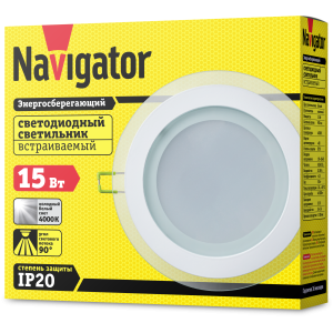 Светильник Navigator 71 271 NDL-RP3-15W-840-WH-LED XXX. Фото 3