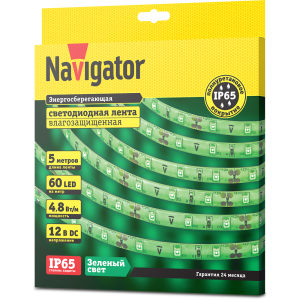СД Лента Navigator 71 405 NLS-3528G60-4.8-IP65-12V R5. Фото 2
