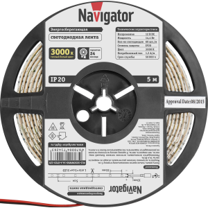 СД Лента Navigator 71 426 NLS-5050WW60-14.4-IP20-12V R5. Фото 2