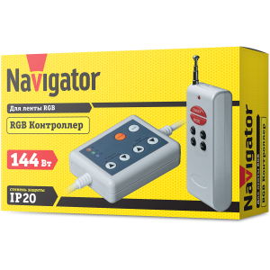Контроллер Navigator 71 475 ND-CRGB144RF-IP20-12V. Фото 3