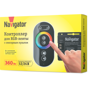 Контроллер Navigator 71 493 ND-CRGB360RFSENSOR-IP20-12V. Фото 3