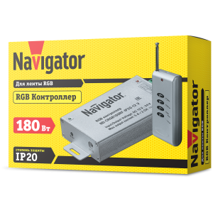 Контроллер Navigator 71 495 ND-CRGB180RF-IP20-12V. Фото 3