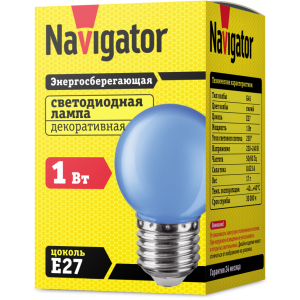 Лампа Navigator 71 829 NLL-G45-1-230-B-E27. Фото 2