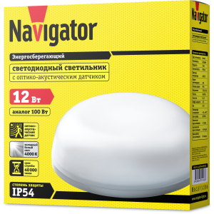 Светильник Navigator 71 926 NBL-R2-12-4K-IP54-SNRV-LED. Фото 2