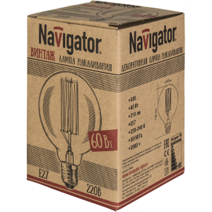 Лампа Navigator 71 956 NI-V-G95-SC19-60-230-E27-CLG. Фото 2