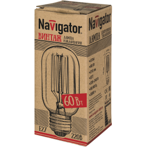 Лампа Navigator 71 958 NI-V-T45-SC15-60-230-E27-CLG. Фото 2