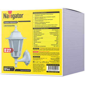 Светильник Navigator 80 497 NOF-PG33-005-IP44-E27 (6 граней белый). Фото 2