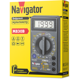 Мультиметр Navigator 82 430 NMT-Mm02-830B (830B). Фото 2