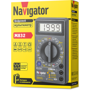 Мультиметр Navigator 82 431 NMT-Mm02-832 (832). Фото 2