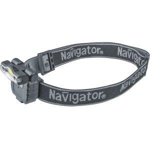 Фонарь Navigator 93 190 NPT-H27-ACCU налоб. 1COB LED 3Вт 1реж. Li-pol 0,5Ач. Фото 1