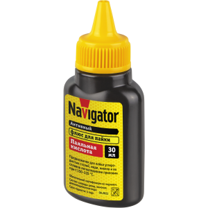 Флюс Navigator 93 744 NEM-Fl01-F30 (паяльная кислота, 30мл). Фото 1
