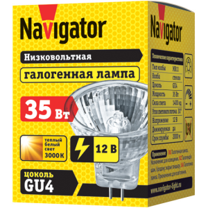 Лампа Navigator 94 201 MR11 35W 12V 2000h. Фото 2